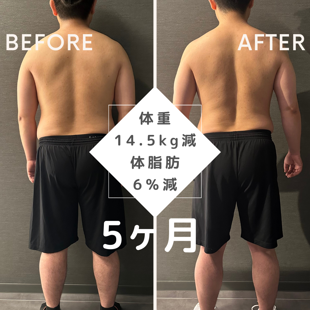 お客様のビフォーアフター写真(正面)